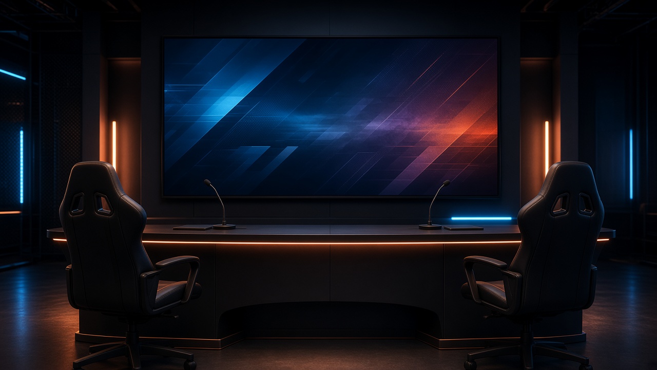 Esports broadcast desk