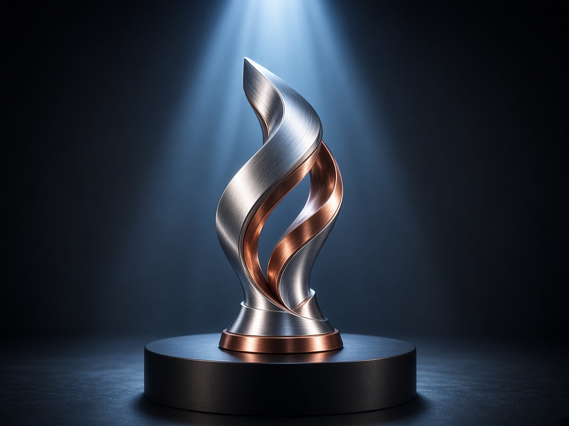 Esports trophy stage lights